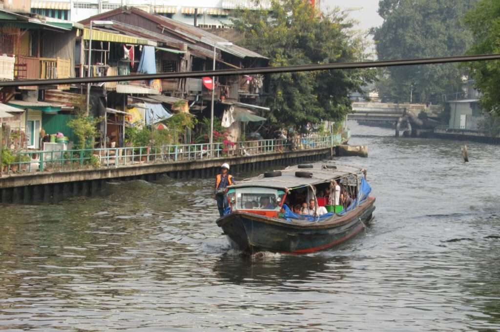 khlong boat